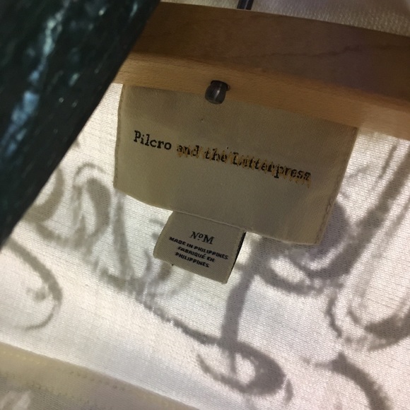 Anthropology “Til Death” skeleton Jean jacket LG - Picture 4 of 5